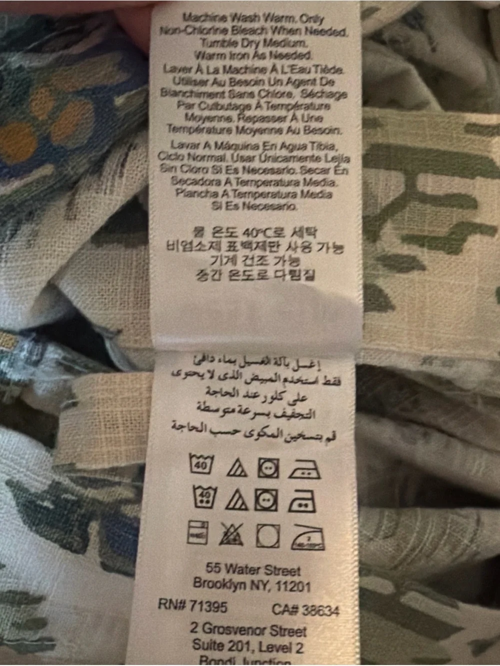 West Elm cotton duvet